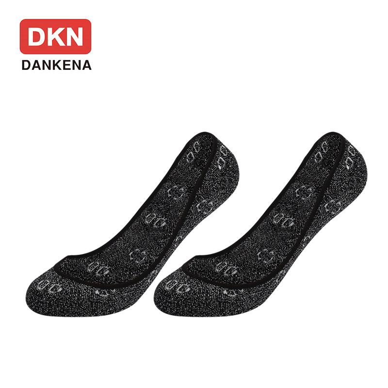 DANKENA Ultra-shallow Mouth Invisible Socks Boat Socks Anti Slip Silicone Socks